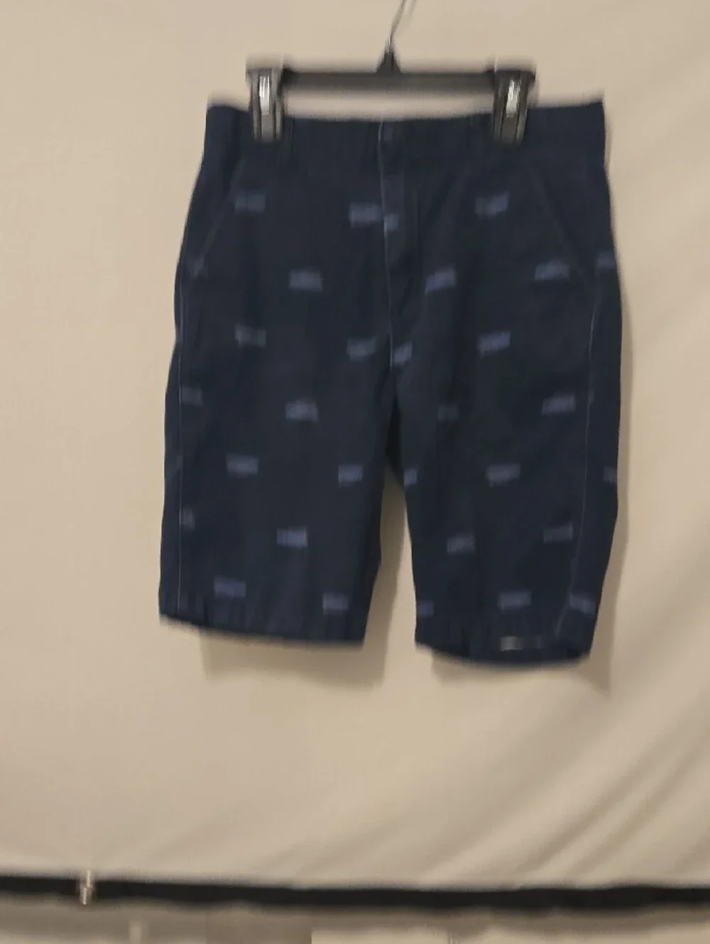 The Childrens Place Navy Kids' Shorts with Subtle White Detailing